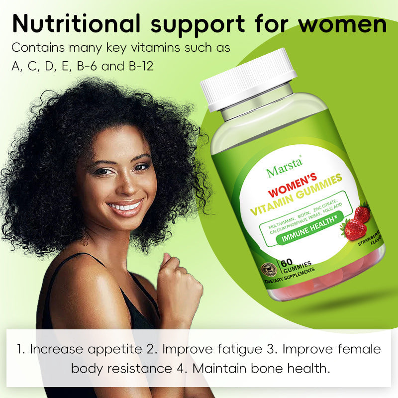 Gommes de vitamines premium pour femmes - 60 unités