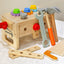 Children's Wooden Hand-Held Toolbox Puzzle Toy
