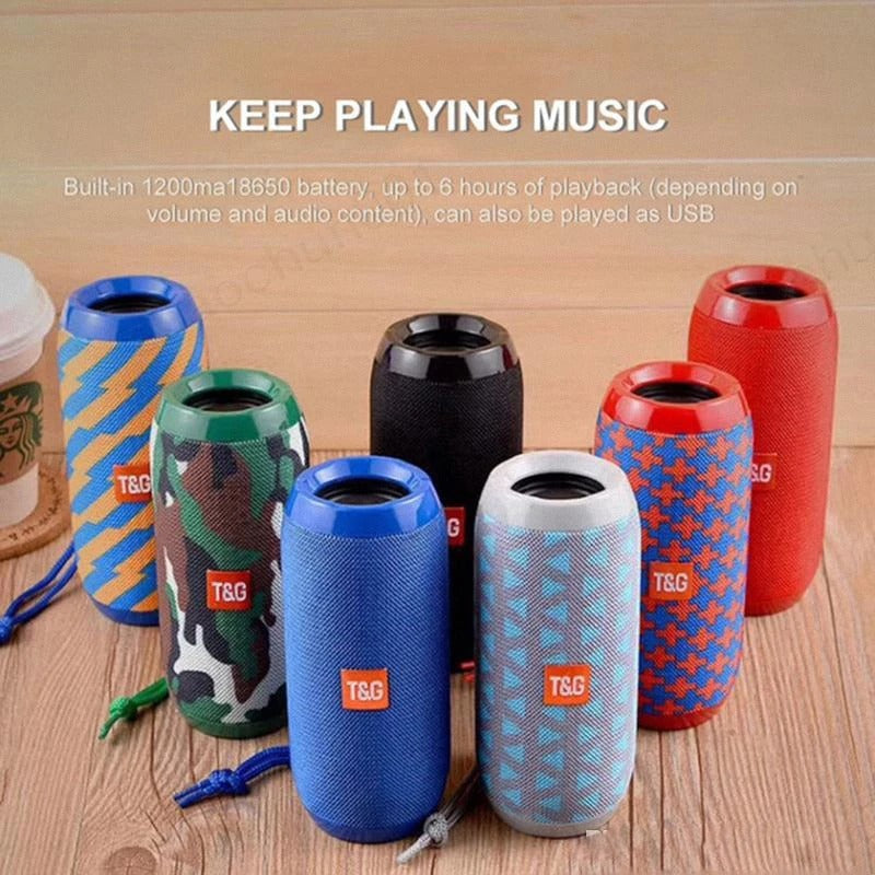 Portable Waterproof Bluetooth Speaker with Subwoofer