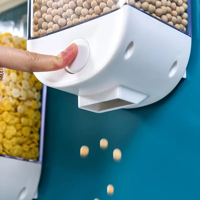 Dispensador de Cereal Montado en la Pared para Almacenamiento Organizado