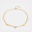 Stainless Steel White Mother-Of-Pearl Flower Necklace - Korvel