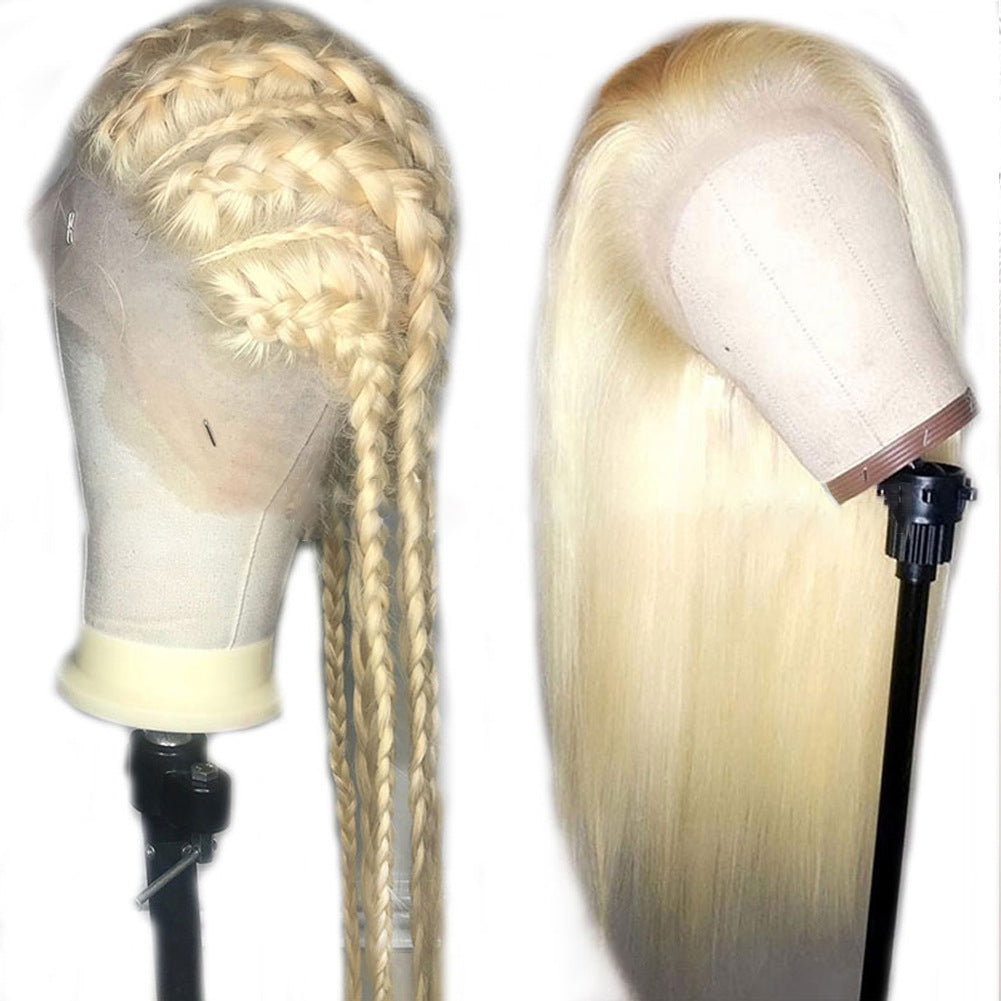 Peluca Frontal de Encaje Larga y Recta Premium - 613 #