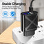New 3USB+PD fast charging head, US standard, European standard, British standard, PD+3USB multi port charger charging head - Korvel