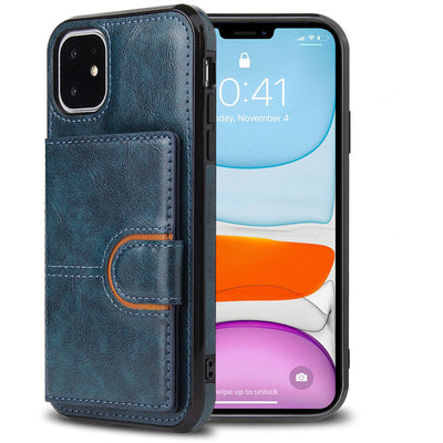 Coque de portefeuille en cuir premium pour iPhone 13 et 13 Pro Max