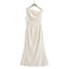 Vestido Midi Bodycon Elegante con Hombros Descubiertos para Mujeres