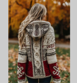 Women's Premium Anti-Pilling Knitted Cardigan - Loose Fit, Round Neckline