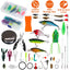 383-Piece Fishing Lure Tackle Kit for Bass Fishing