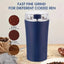 Electric Coffee Bean Grinder Multifunctional with One-Press Control Food Processor Blender for Espresso Nuts Grains Easy Clean - Korvel