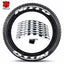 [One-piece set] Tire letter sticker one-piece set One-piece set Suitable for 4 tires No accessories included - Korvel