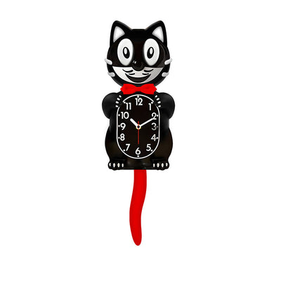 New Hot American Classic Kit Cat Clock: Swing Tail, Creative, Cute Gift, Retro Decor, Hanging Design. - Korvel