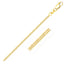 14k Yellow Gold Foxtail Chain - Elegant and Timeless