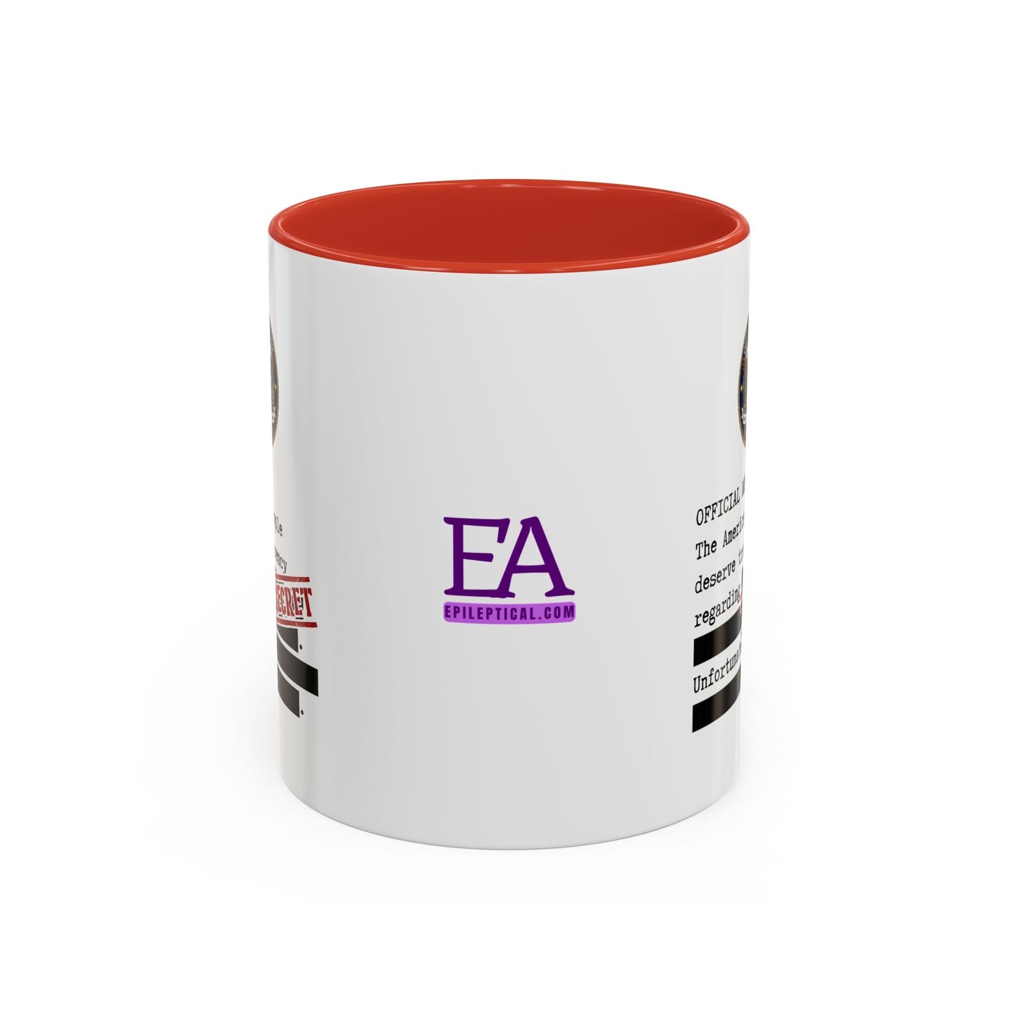 Official Memo Top Secret Coffee Mug – Political Satire
