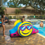 WOW Inflatable Water Slide with Sprinklers for Pools