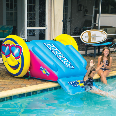 WOW Inflatable Water Slide with Sprinklers for Pools