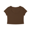 Camiseta corta ajustada de color sólido para mujer Loki & Ivy