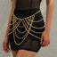 Cadena Corset Mariposa Minimalista con Perlas Imitación