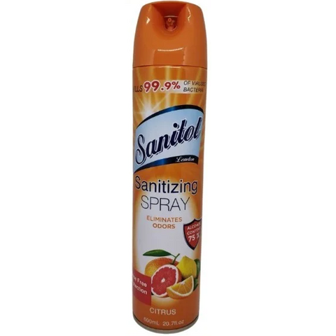 Spray Desinfectante Sanitol - Cítricos 20.7 Oz (600 Ml)