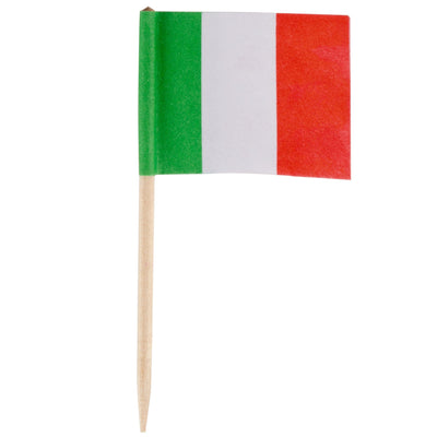 Italian Flag Toothpicks - 100 or 1000 Count