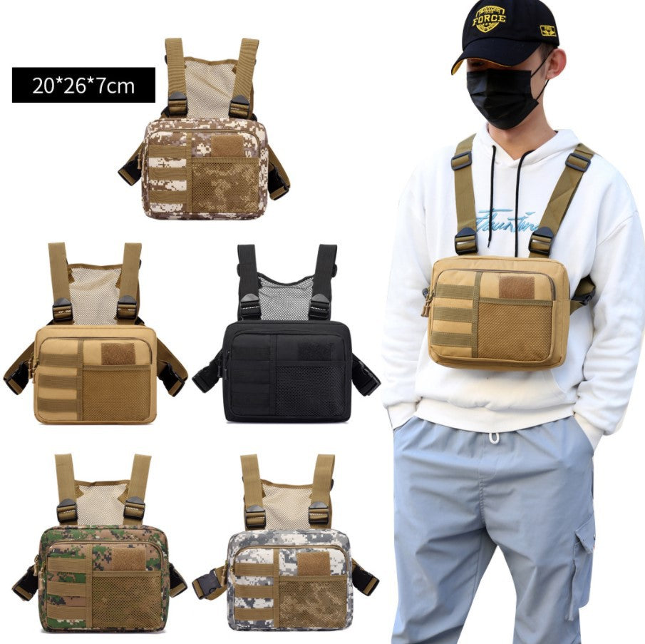 Bolsa de Pecho Táctica Casual para Hombre