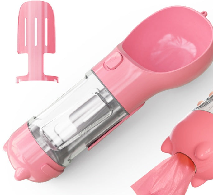 Botella de Agua Multi-Funcional para Mascotas