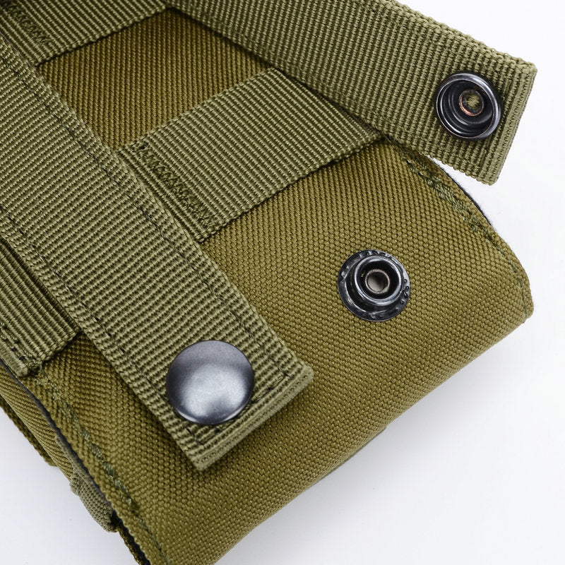 Multi functional outdoor camouflage phone bag, convenient hanging bag, sports waist bag, wearing belt, tactical waist bag - Korvel