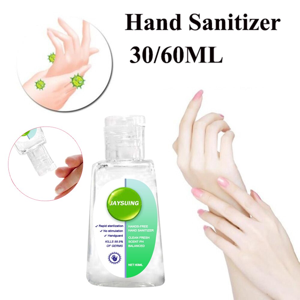 30-60ml Travel Portable Mini Hand Sanitizer for Kids Anti-Bacteria Moisturizing Disposable Waterless Hand Gel Handgel - Korvel