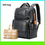 Mochila de cuero premium para laptops para viajes de negocios