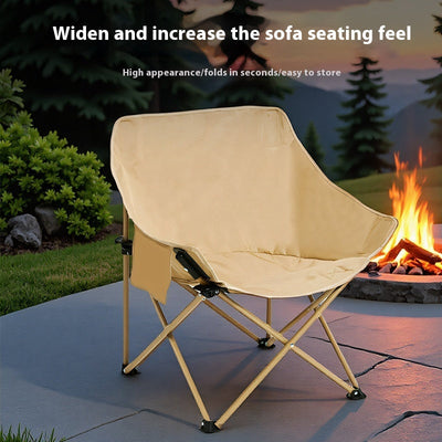 Durable Leisure Backrest Folding Chair for Outdoor Use