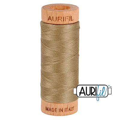 Bobine de coton Aurifil 80wt 2370 Sandstone