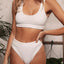 Scoop Neck Wide Strap Two-Piece Swim Set - Korvel