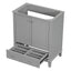 30-Inch Gray Bathroom Vanity Base Only