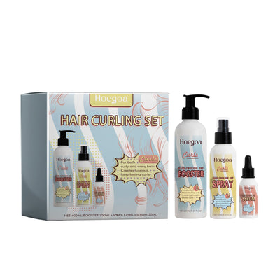 Hair Curling Set, Moisturizing Curly Hair Styling Curly Styling Moisturizing Leave-In Hair Care - Korvel