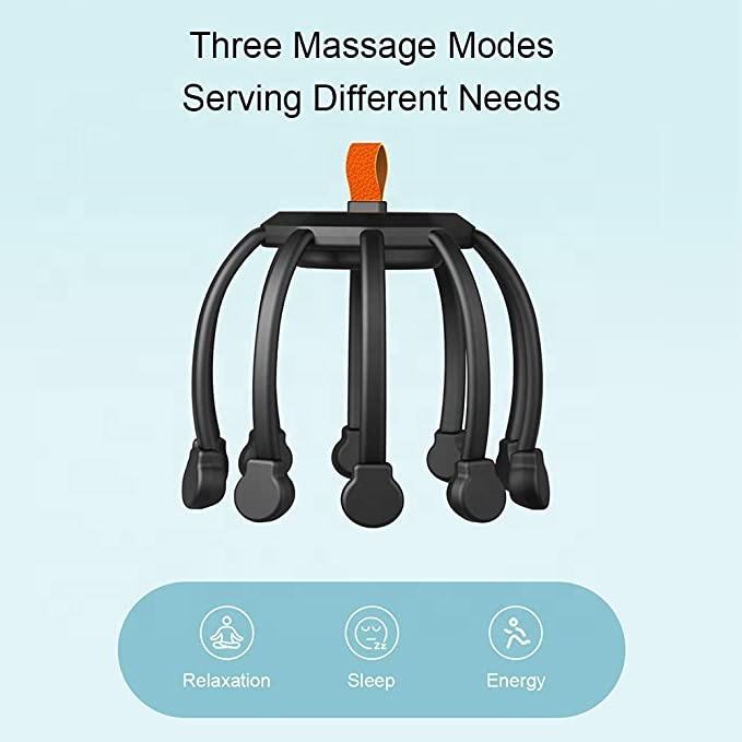 New arrival vibrating head massage 360 degree head massager 10-Motor electric scalp massager - Korvel