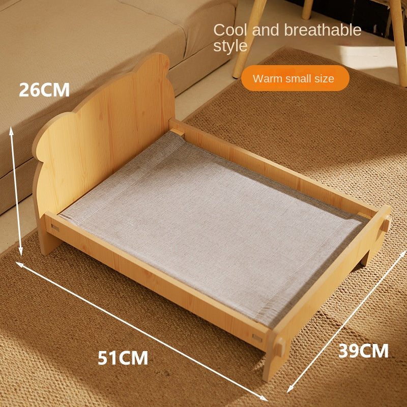 Cama de Madera Premium para Gatos - Nido Acogedor para Tu Amigo Felino