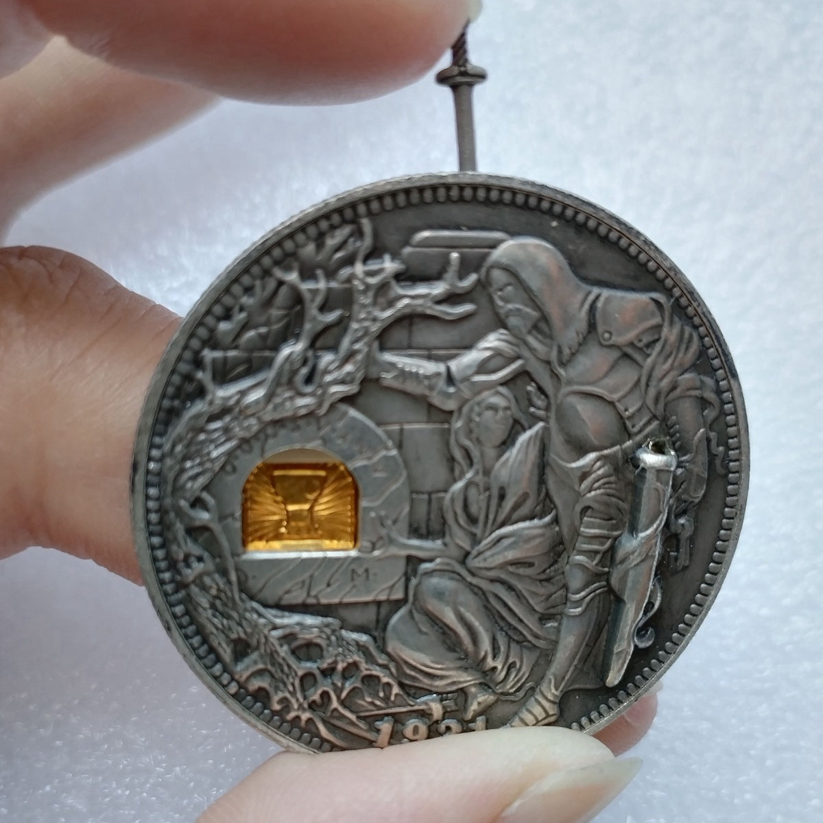 Pièce de Monnaie Mécanique Wandering Cup - Style Européen et Américain