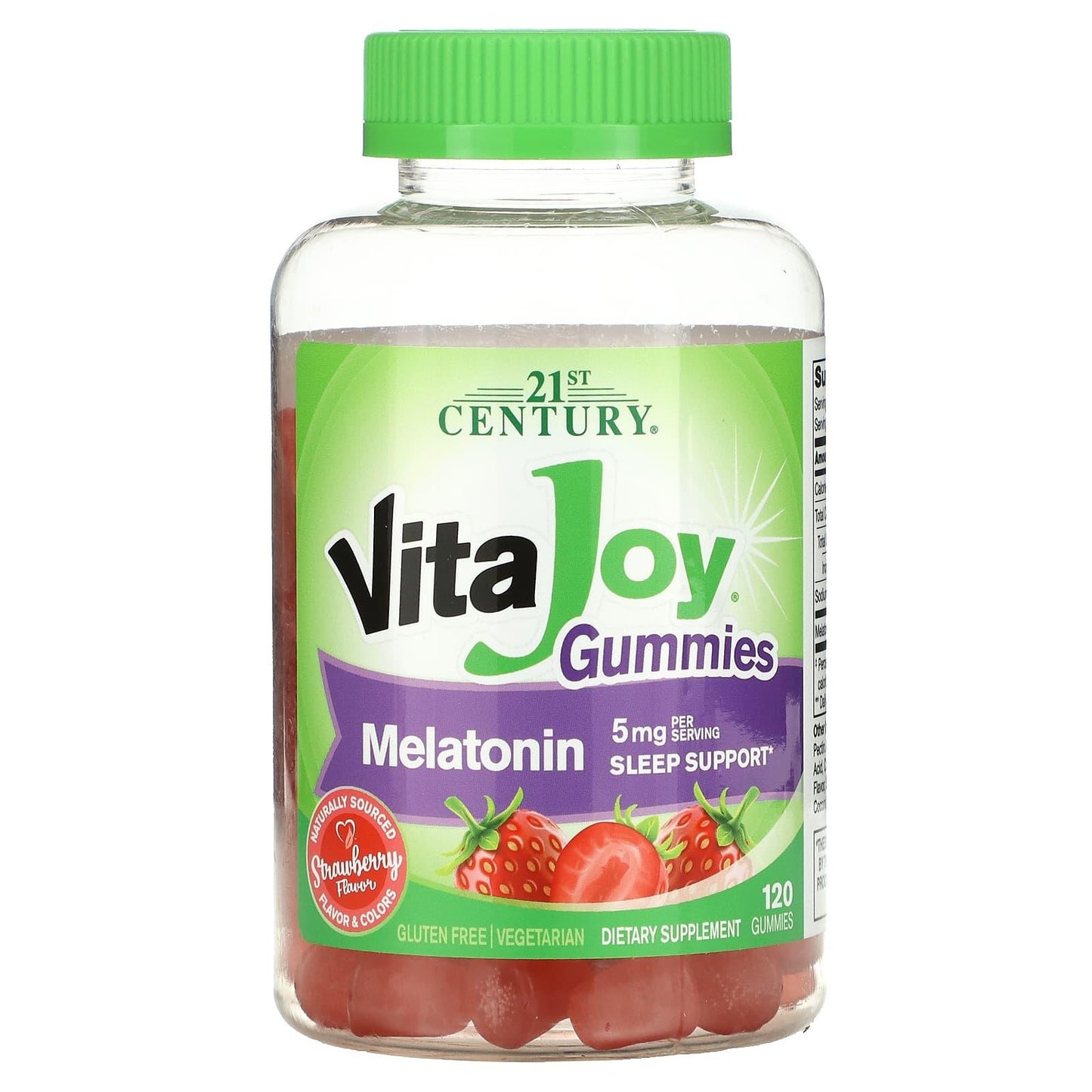 VitaJoy Melatonin Gummies 5mg - 120 Count