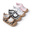 Baby Girls Shoes Rubber Sole Velcro Anti-Fall Toddler Shoes Baby Shoes Babyshoes - Korvel
