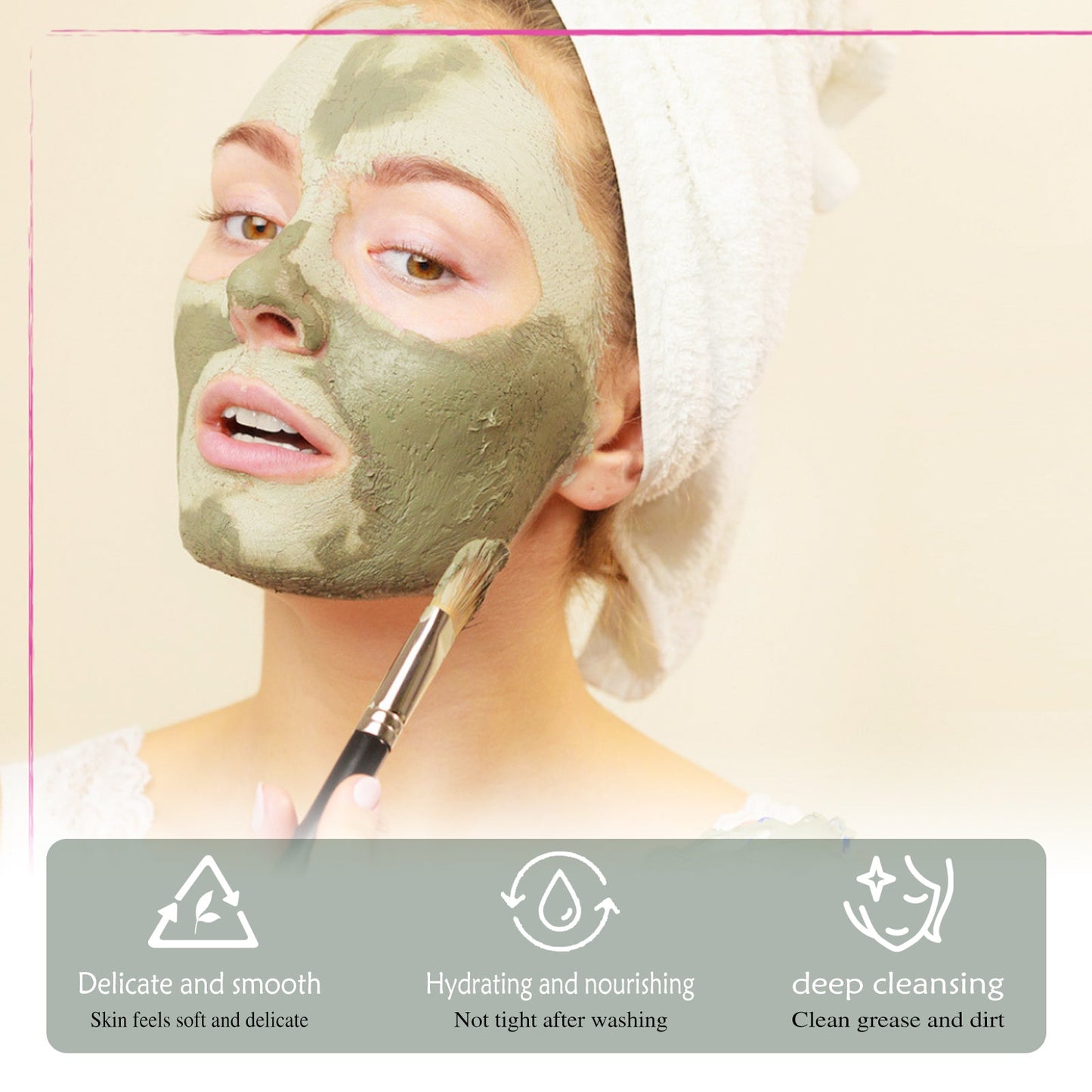 Green Tea Blackhead Removal Mask Deeply Cleanses Skin, Tightens Pores And Lightens Blackheads - Korvel