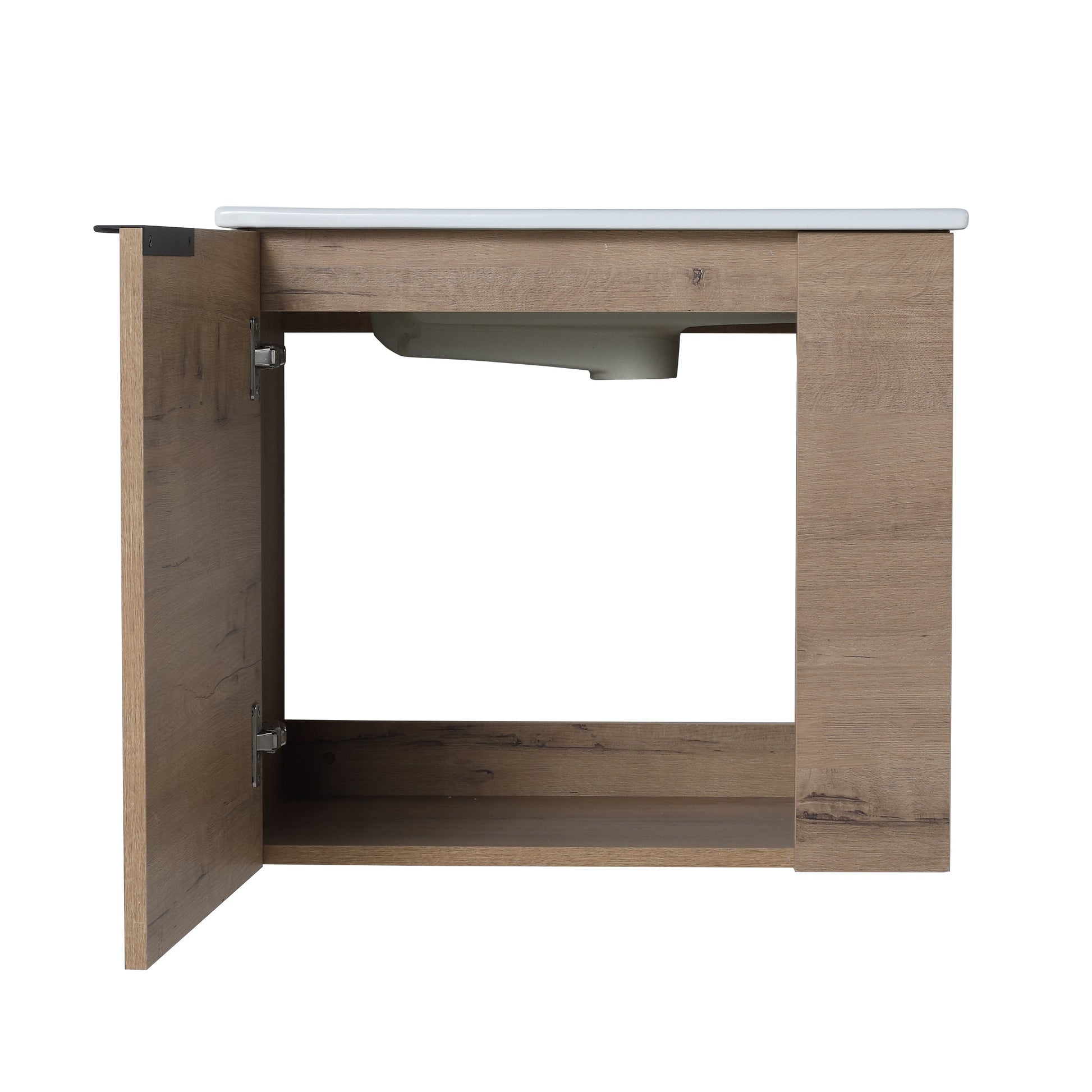 Bathroom Vanity with Sink 22 Inch for Small Bathroom,Floating Bathroom Vanity with Soft Close Door,Small Bathroom Vanity with Sink, 22x13 (KD-Packing) - Korvel