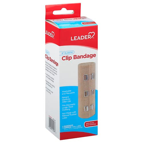 Bandage élastique Leader® avec clip – 6 pouces