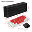 61 key keyboard with split lines, mini minimalist keyboard, compact dual color color RGB luminous film keyboard - Korvel