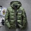 Veste en Duvet Camouflage Imperméable Slim pour Homme