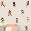 Dragon Ball Wall Sticker Wukong Saiya Decorative Painting Children's Room PVC Decorative Cartoon Sticker - Korvel
