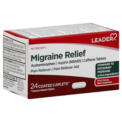 Leader™ Soulagement des Migraines – Soulagement de la Douleur à Triple Action