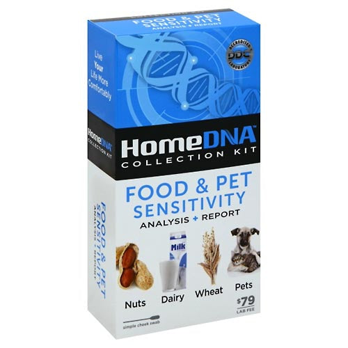 HomeDNA™ Kit de Prueba de Sensibilidad Alimentaria y de Mascotas en Casa
