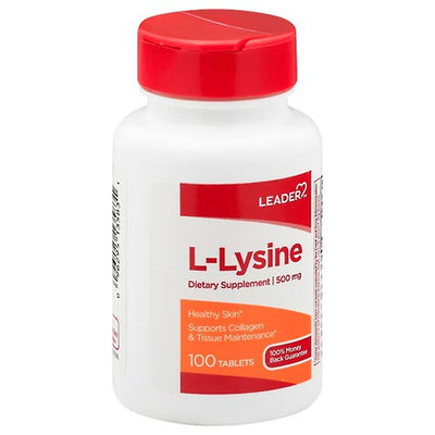 Leader™ L-Lysine 500 mg – Soutien en acides aminés essentiels