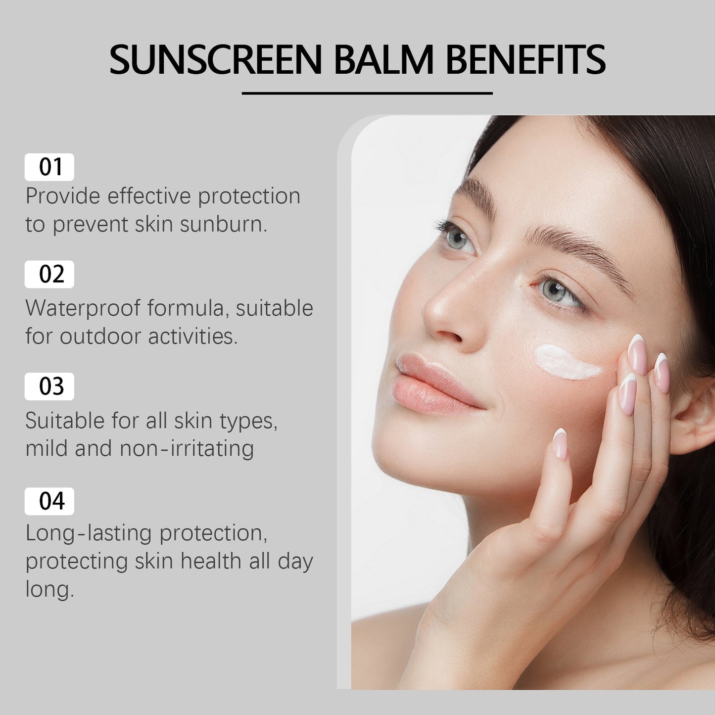 Crème hydratante protectrice pour protection UV en extérieur