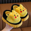 Winter children's cotton slippers, cute cartoon home for girls, warm and non slip indoor and outdoor baby cotton shoes, parent-child shoes, winter - Korvel
