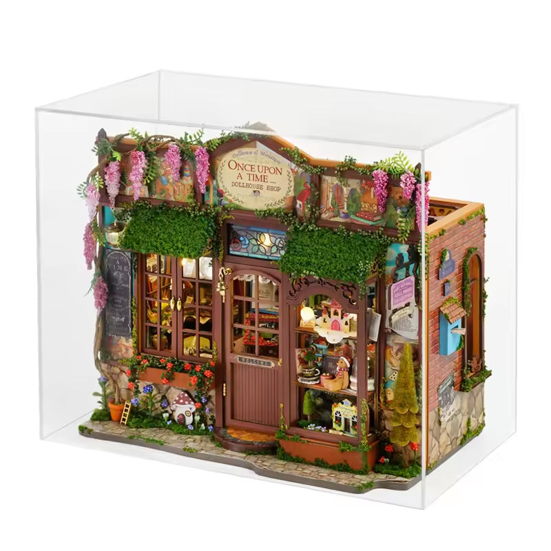 DIY wooden fairy-tale Wonderhous: mini bookends, assembleable houses, gifts, home decor - Korvel