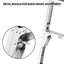 Aluminum Work Platform Large Size Step Stool Folding Portable Work Bench 40" Width Telescopic Feet 22" -27.5" Height Adjustable - Korvel